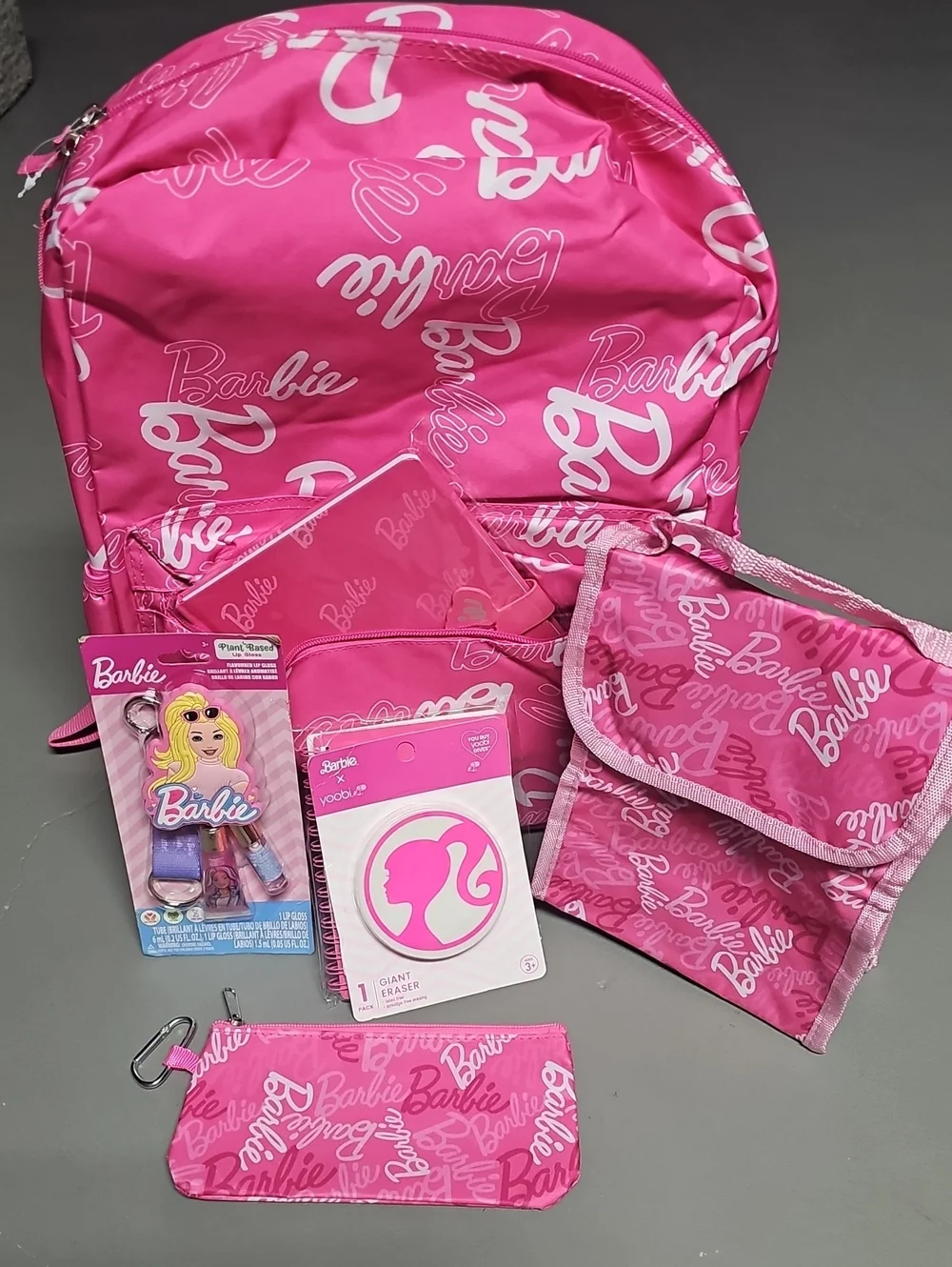 Barbie Mega Back-to-School Bundle Set Backpack & School Supplies NWT